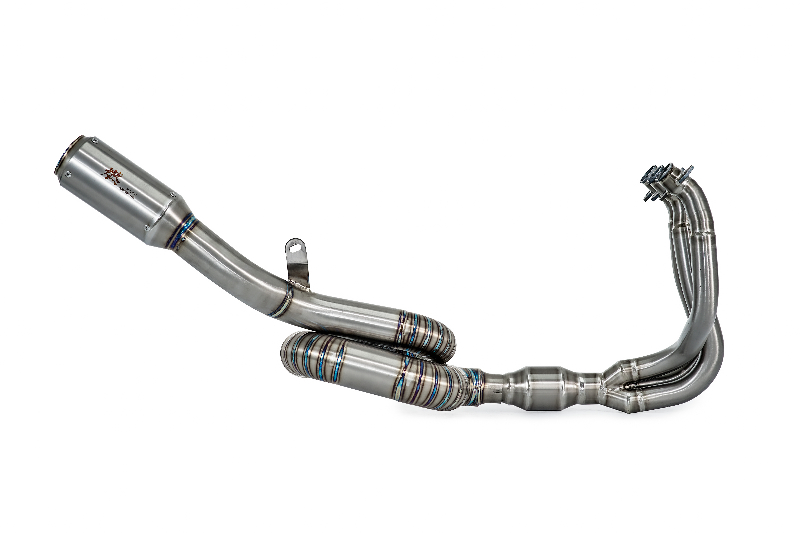 BURNOUTチタンフルエキゾーストマフラー 765RS サイド出し