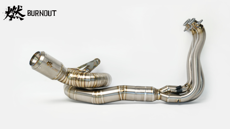 BURNOUTチタンフルエキゾーストマフラー 765RS アンダー出し