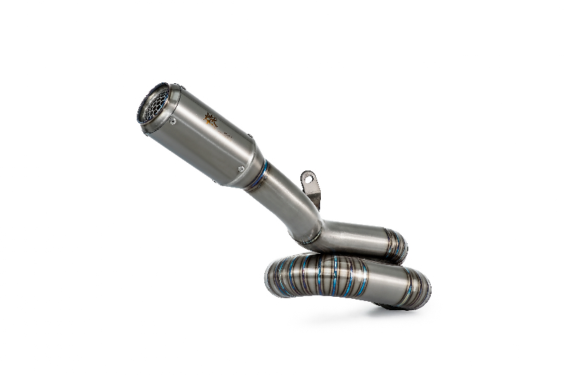 BURNOUTチタンスリップオンマフラー 765RS　サイド出し