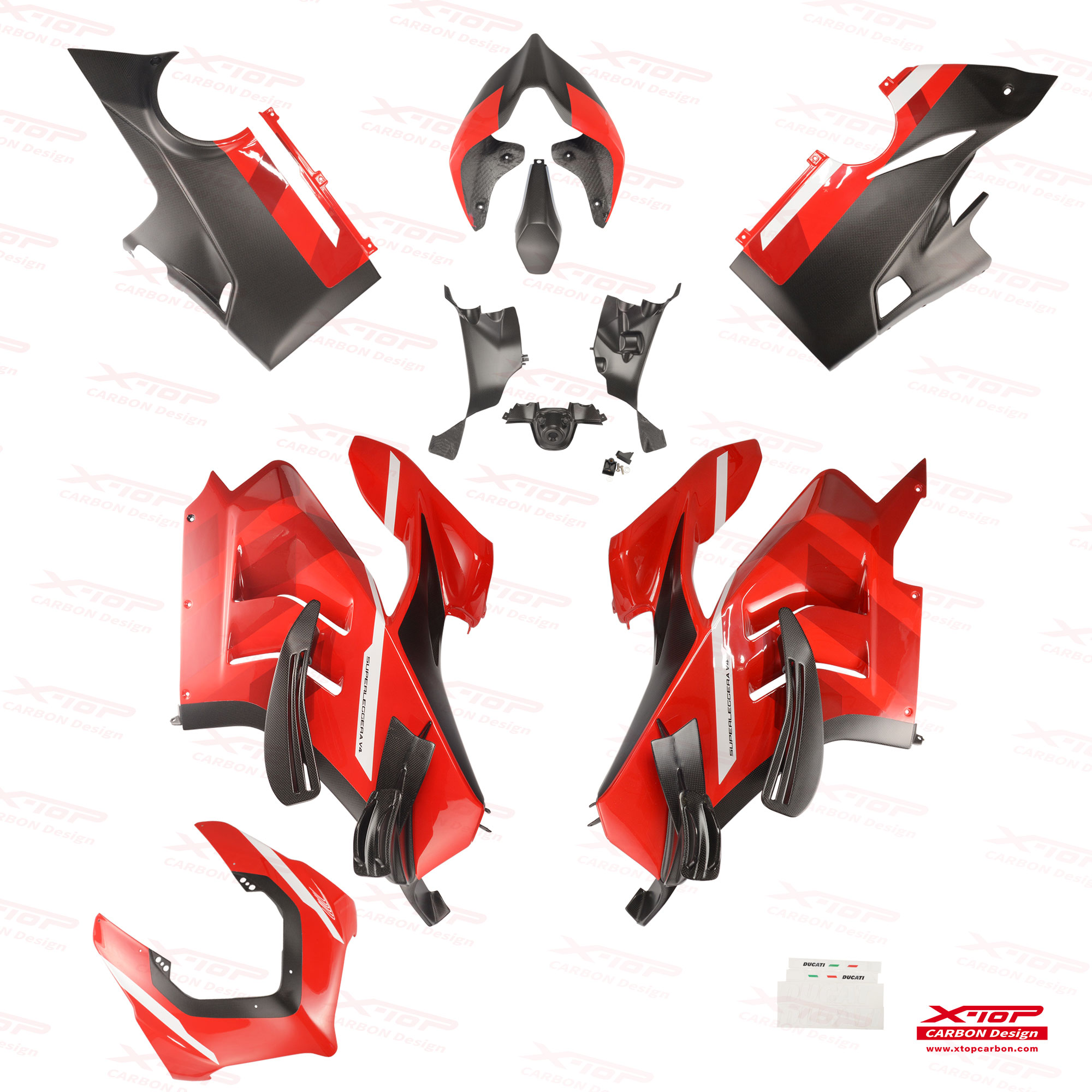 X-TOPカーボンフル外装キット [スーパーレッジェーラ仕様]