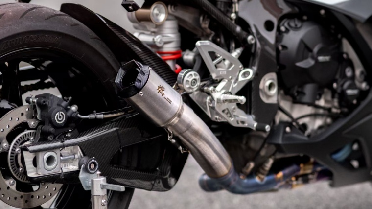 BURNOUTレーシングチタンフルエキゾーストマフラー BMW S1000RR/S1000R