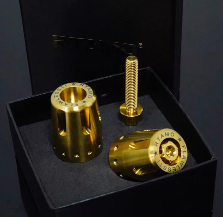 RTAMO チタンバーエンドセット KAWASAKI用